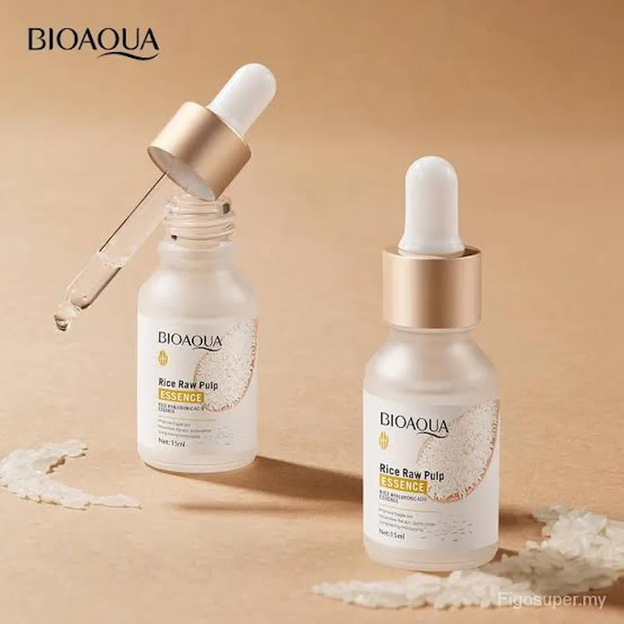 Bioaqua Rice Raw Pulp Serum | Deep Hydration & Brightening Formula - Image 4