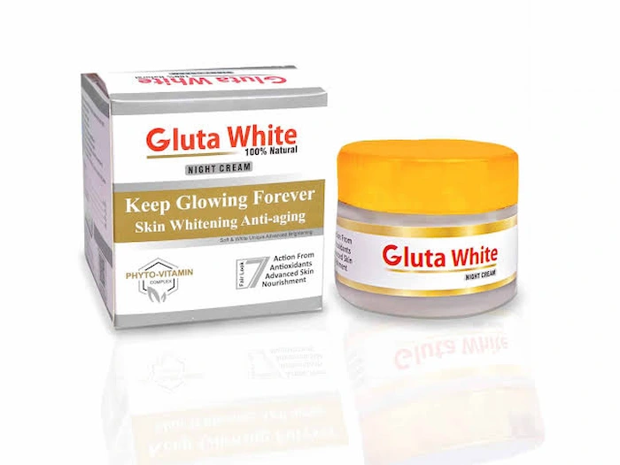 Gluta White Night Cream | Skin Brightening & Hydration Formula - Image 2