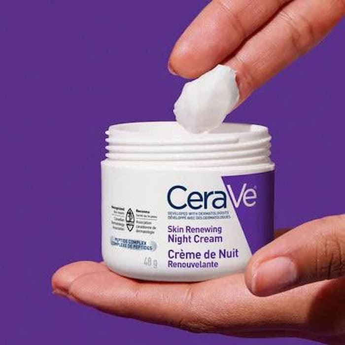 CeraVe Skin Renewing Night Cream | Rejuvenation & Hydration - Image 2