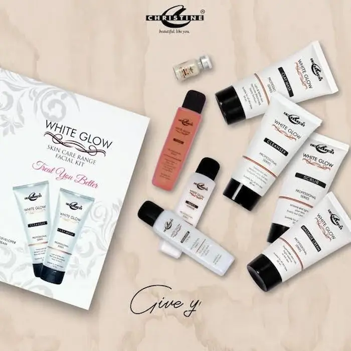 Christine 7-Piece Whitening & Hydrating Facial Kit | All Skin Types - Image 2