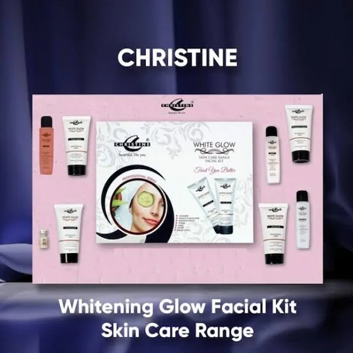 Christine 7-Piece Whitening & Hydrating Facial Kit | All Skin Types - Image 3