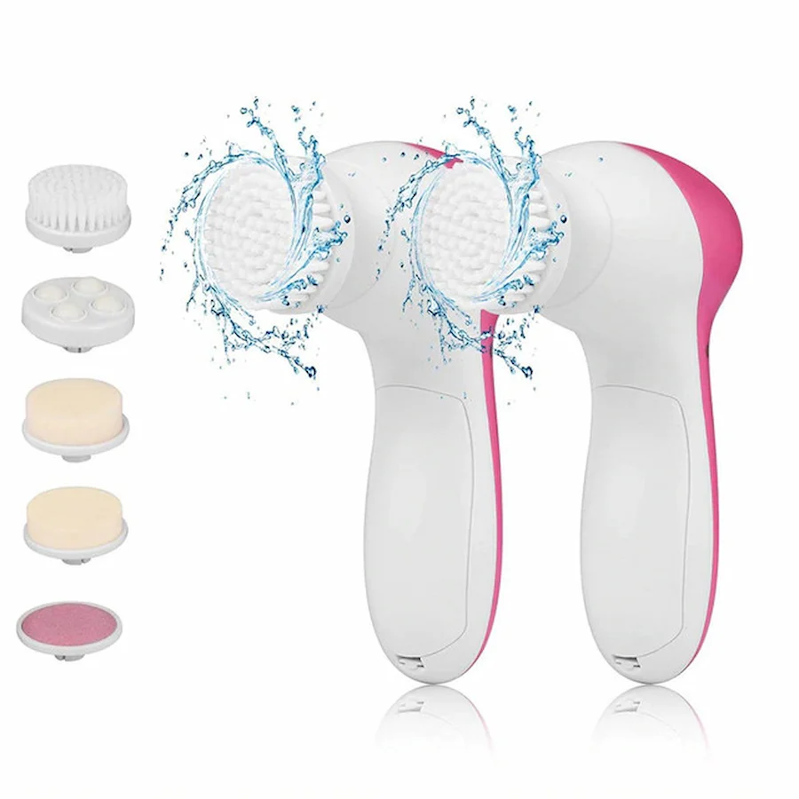 5-in-1 Electric Facial Cleanser & Massager | Blackhead Remover & Beauty Care Brush - Image 13