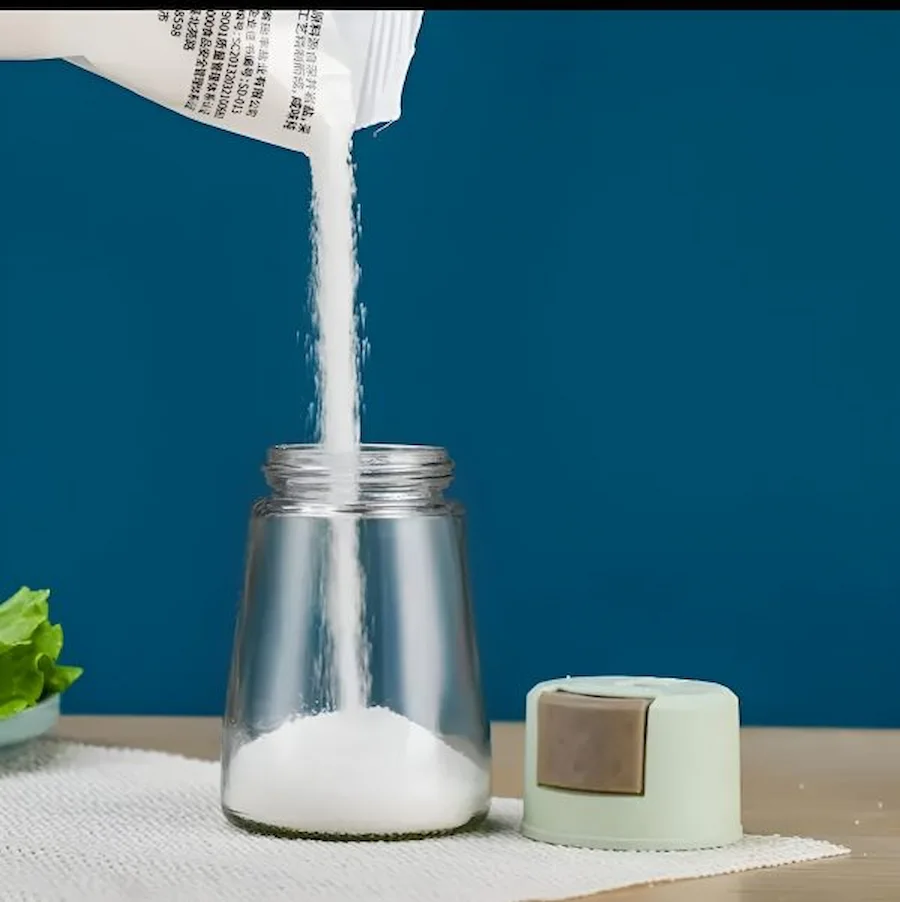 Sealed Glass Spice Jar | Salt, Pepper & Seasoning Dispenser with Press Control - Image 12