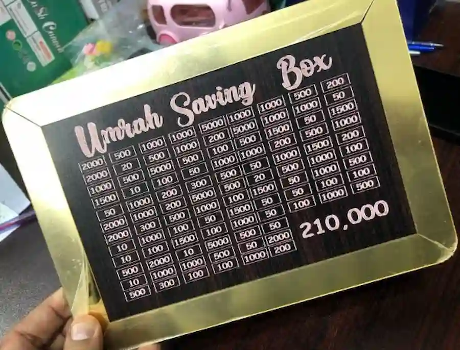 Umrah Saving Box | Best Quality 210,000 Saving Box for Umrah Savings - Image 3