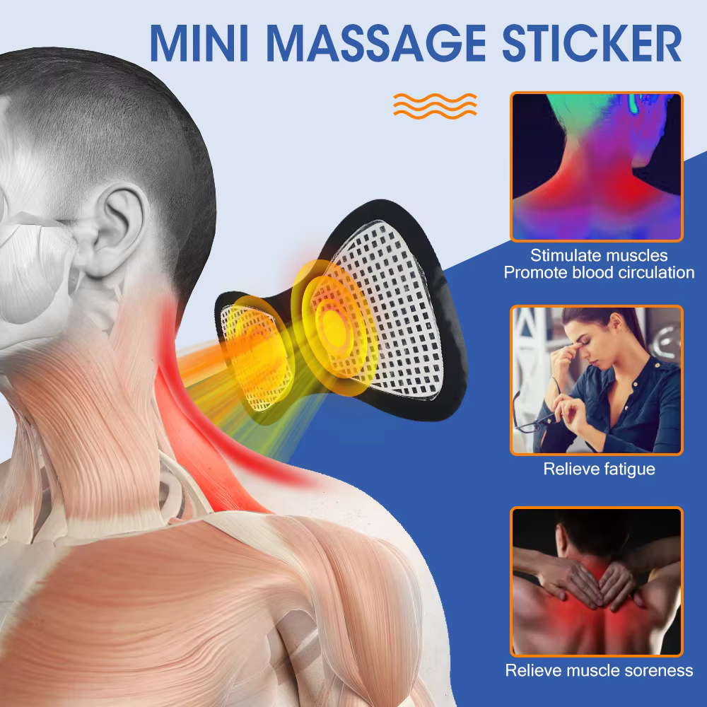 EMS Butterfly Portable Neck Massager | Compact – Rechargeable & Ideal for Pain Relief - Image 8