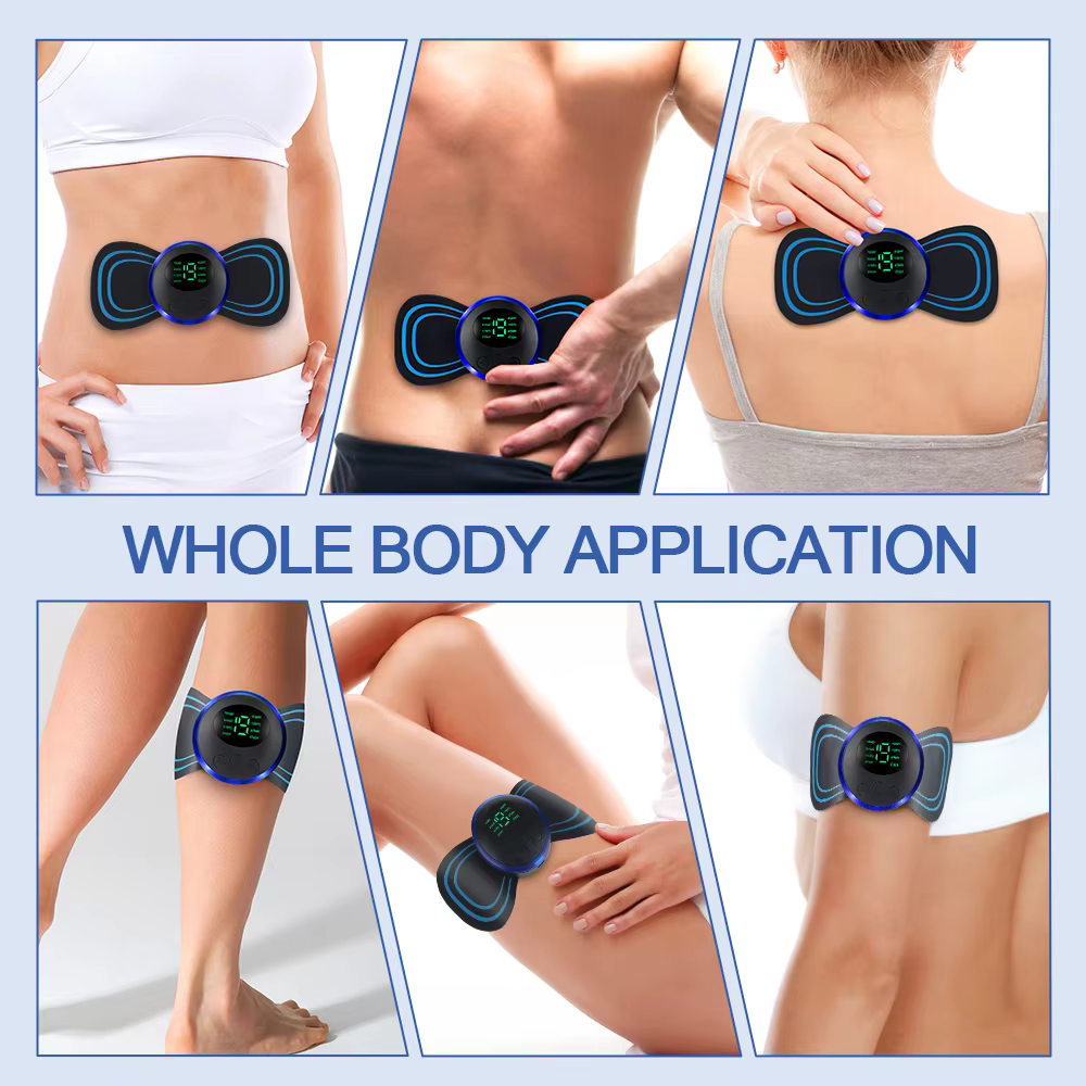 EMS Butterfly Portable Neck Massager | Compact – Rechargeable & Ideal for Pain Relief - Image 6