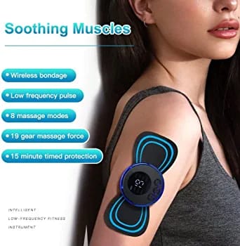 EMS Butterfly Portable Neck Massager | Compact – Rechargeable & Ideal for Pain Relief - Image 4