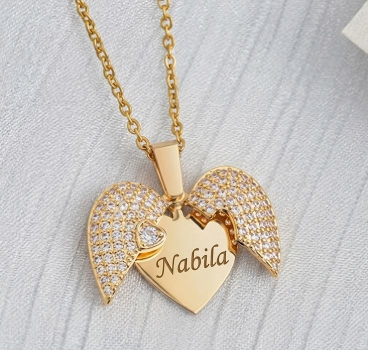 Customized Name Locket Necklace for Men - Women & Kids – Personalized Gold & Silver Plated Name Pendant | Special Gift Jewelry